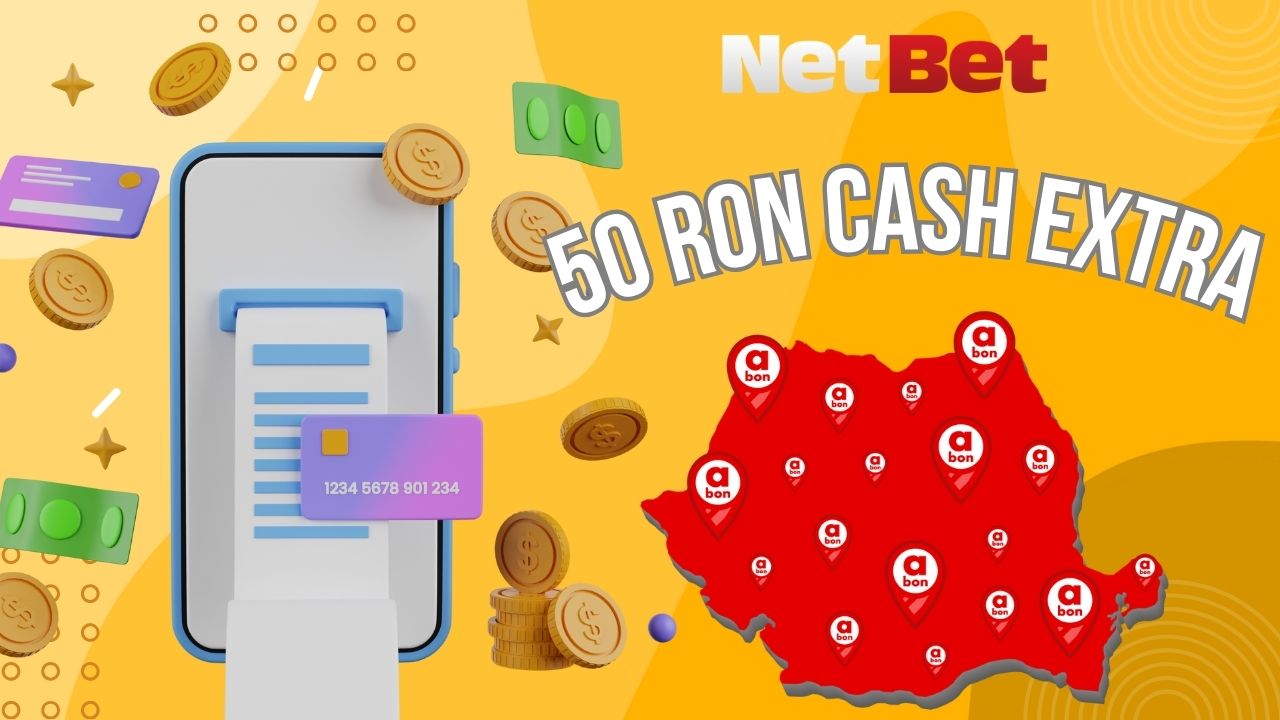 NetBet - revendica 50 RON Extra Cash cu ABON!